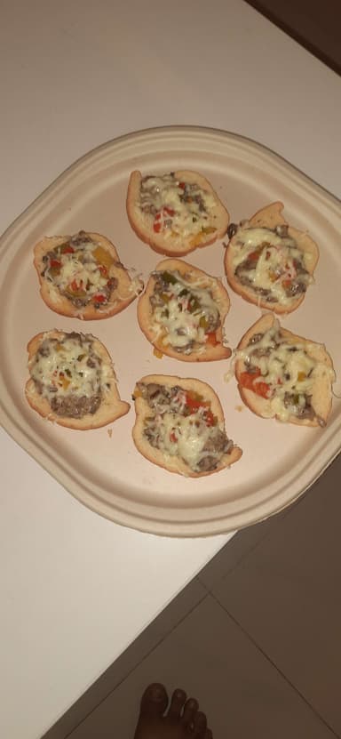 Tasty Tomato Mushroom Bruschetta cooked by COOX chefs cooks during occasions parties events at home