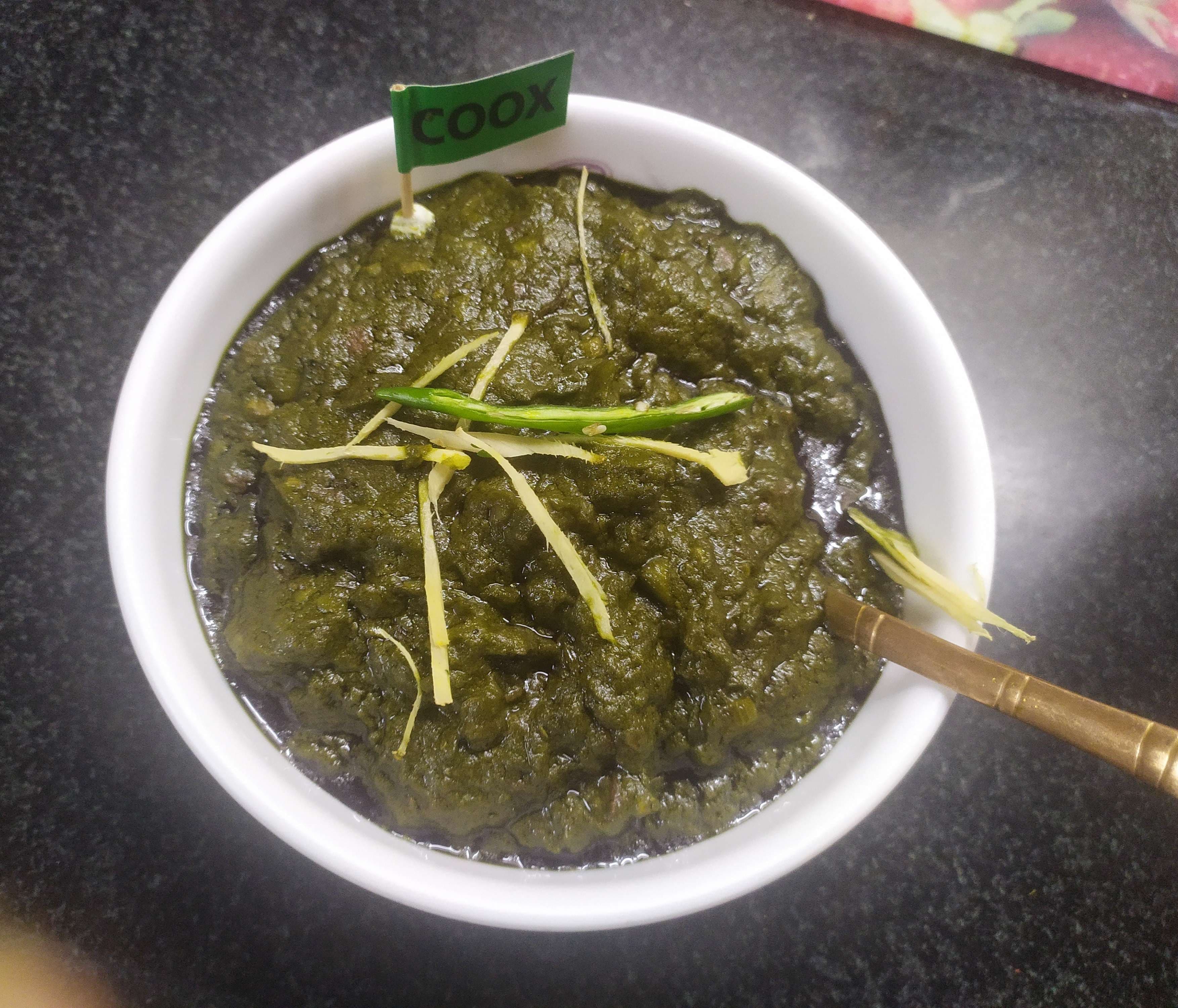 Delicious Sarso Ka Saag prepared by COOX
