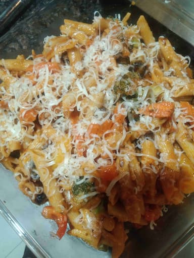 Tasty Pasta in Red Sauce cooked by COOX chefs cooks during occasions parties events at home