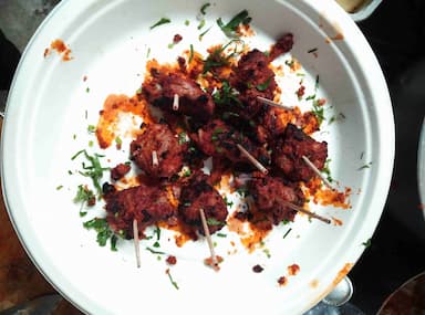 Tasty Mutton Tikka Boti cooked by COOX chefs cooks during occasions parties events at home