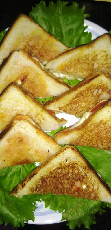 Tasty Grilled Veg Sandwiches cooked by COOX chefs cooks during occasions parties events at home
