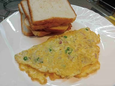 Tasty Bread Omelette cooked by COOX chefs cooks during occasions parties events at home
