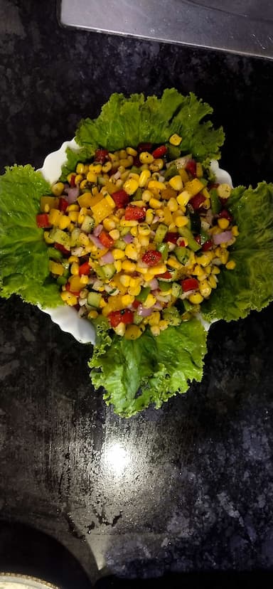 Delicious Corn Chaat prepared by COOX