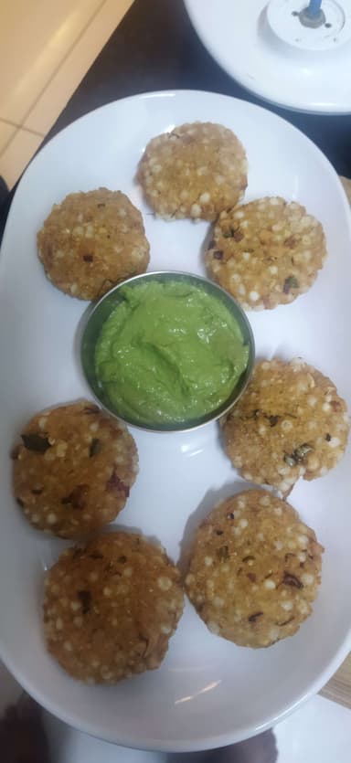 Tasty Sabudana Vada cooked by COOX chefs cooks during occasions parties events at home
