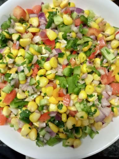 Delicious American Corn Salad prepared by COOX