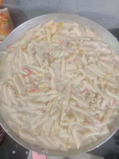 Delicious Pasta in White Sauce prepared by COOX