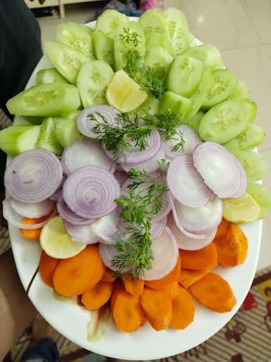 Delicious Salad, Papad prepared by COOX