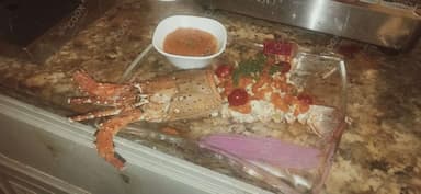 Delicious Grilled Lobster in Pink Sauce prepared by COOX