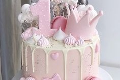 Birthday Party Baby Girl Cake 16