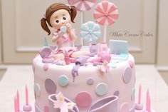 Birthday Party Baby Girl Cake 17