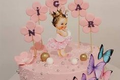 Birthday Party Baby Girl Cake 9