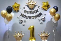  1st Birthday King Theme Decoration