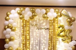 Anniversary Special Golden Decor