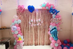 Baby Shower Decor With Heart