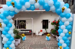 Balloon With Star Entry Gate Decor