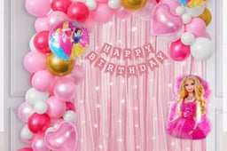 Beautiful Barbie Birthday Decor