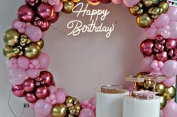 Beautiful Ring Birthday Decor