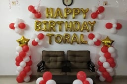 Birthday Standard Decoration With Name