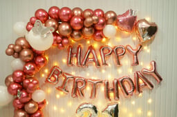 Blushing Celebration Birthday Decor