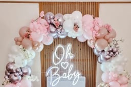 Classical Look Oh Baby Decoration