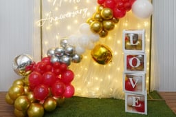 Fiery Love Fest Anniversary Decoration