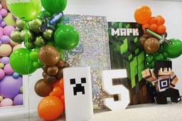 Mine craft Theme Decoration