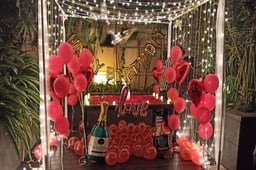 Open Area Birthday Decoration