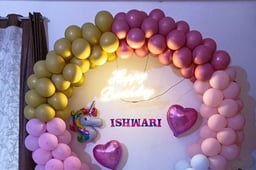 Pretty Multi Color Birthday Decoration