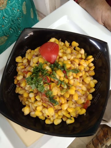 Delicious Corn Chaat prepared by COOX