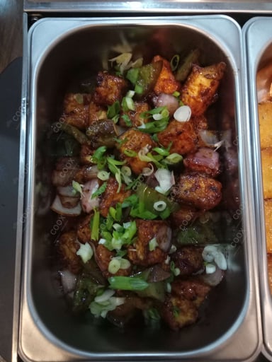 Delicious Chilly Paneer (Dry) prepared by COOX