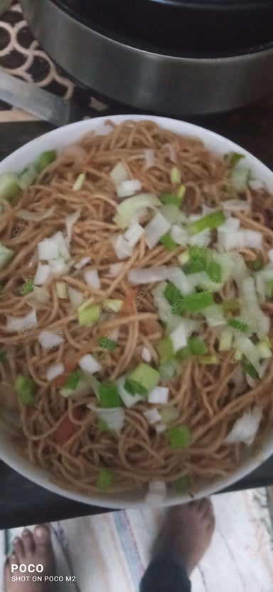 Delicious Veg Hakka Noodles prepared by COOX