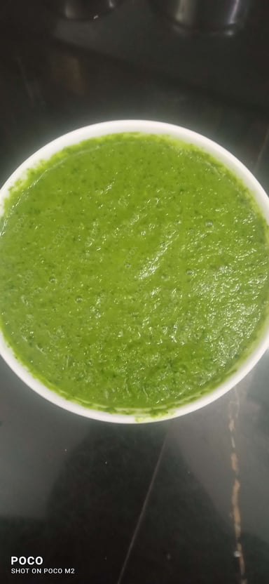 Delicious Green Chutney prepared by COOX