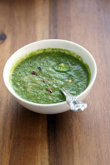 Delicious Green Chutney prepared by COOX