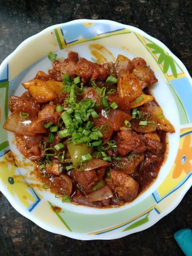 Delicious Chilly Chicken prepared by COOX