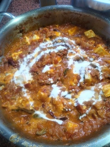 Delicious Kadhai Paneer prepared by COOX