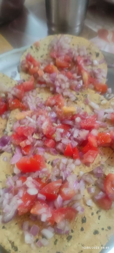 Delicious Salad, Papad prepared by COOX