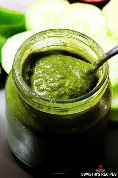 Delicious Green Chutney prepared by COOX