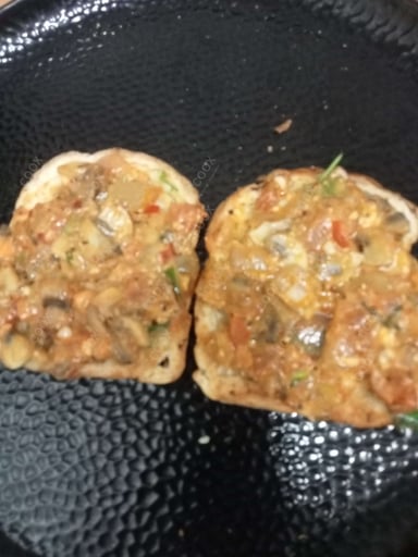 Delicious Tomato Mushroom Bruschetta prepared by COOX