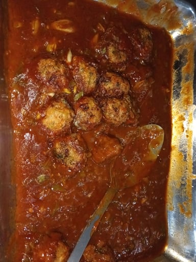 Delicious Veg Manchurian (Gravy) prepared by COOX