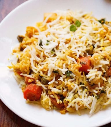 Delicious Veg Biryani prepared by COOX