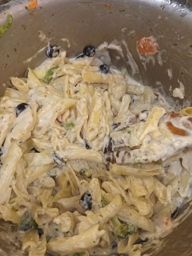 Delicious Pasta in White Sauce prepared by COOX