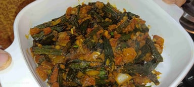 Tasty Bhindi cooked by COOX chefs cooks during occasions parties events at home