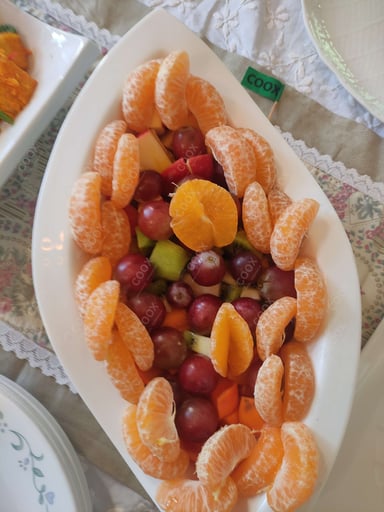 Tasty Fruit Chaat cooked by COOX chefs cooks during occasions parties events at home