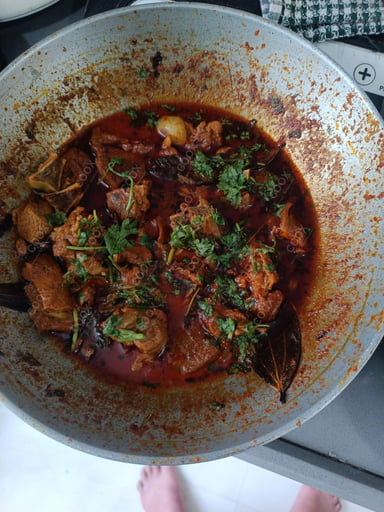 Tasty Mutton Rogan Josh cooked by COOX chefs cooks during occasions parties events at home