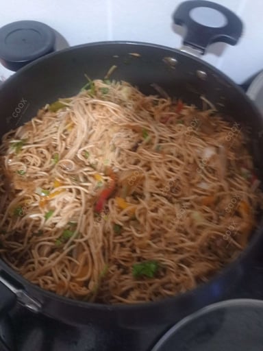 Delicious Chilli Garlic Noodles prepared by COOX