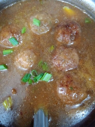 Delicious Veg Manchurian (Gravy) prepared by COOX