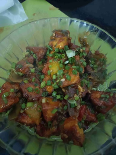 Delicious Chilli Paneer (Dry) prepared by COOX