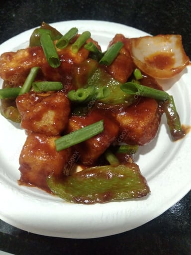 Delicious Chilli Paneer (Dry) prepared by COOX