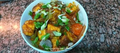 Delicious Chilli Paneer (Dry) prepared by COOX