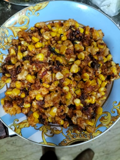 Delicious Corn Chaat prepared by COOX